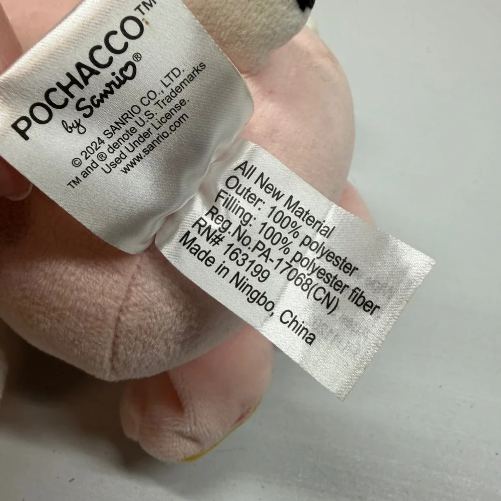 SANRIO Hello Kitty & Friends EASTER BUNNY POCHACCO 11" Plush STUFFED ANIMAL FLAW - Picture 9 of 11